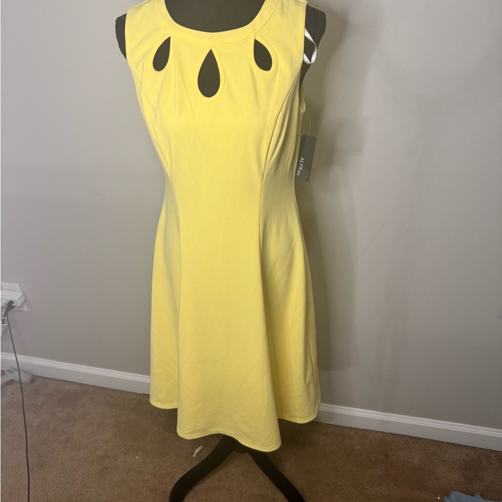 Alyx Sunshine Yellow Sleeveless Dress Size 8